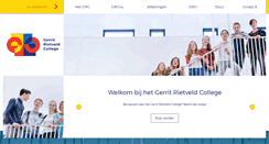 Desktop Screenshot of gerritrietveldcollege.nl
